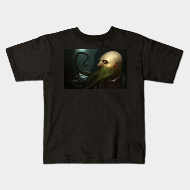 Innsmouth Kids T-Shirt by ChurchOfRobot